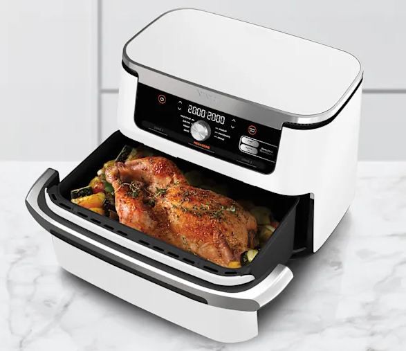 🔥 Ninja Foodi AF500EUWH FlexDrawer Heißluftfritteuse, 10,4L für 139,99€ (statt 270€)