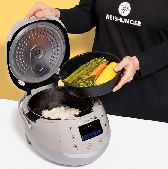 🍚 Reishunger Digitaler Reiskocher & Dampfgarer, 1,5L für 119,99€ (statt 149€) 🍚 Reishunger Digitaler Reiskocher & Dampfgarer, 1,5L für 119,99€ (statt 149€)