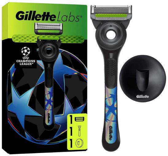🪒 Gillette Labs Rasierer, UEFA Champions League Special Edition für 11,30€ (statt 17€)
