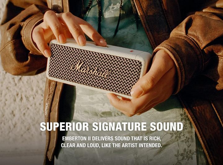 🔊 Marshall Emberton II Portable Bluetooth Lautsprecher für 83,50€ (statt 110€) 🔊 Marshall Emberton II Portable Bluetooth Lautsprecher für 83,50€ (statt 110€)