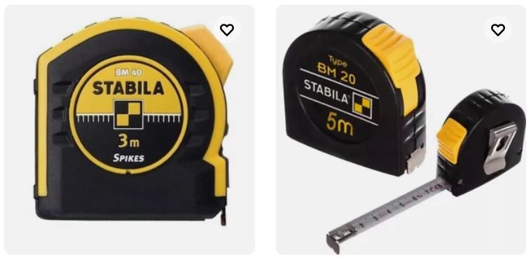 📏 eBay:  50% Rabatt ab 2 Artikel auf Stabila Bandmaß & Maurerschnüre