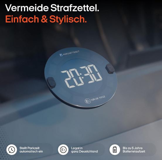 🅿️ OOONO P-Disc 3 Elektronische Parkscheibe mit Solar, Zulassung für 26,99€ (statt 32€) 🅿️ OOONO P Disc 3 Elektronische Parkscheibe mit Solar, Zulassung für 26,99€ (statt 32€)