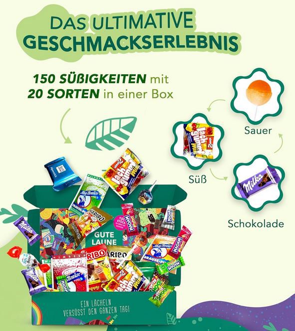 🍬 Candy Circle XXL Premium Süßigkeiten Box (mit 150 Stück) für 29,70€ (statt 35€) 🍬 Candy Circle XXL Premium Süßigkeiten Box (mit 150 Stück) für 29,70€ (statt 35€)