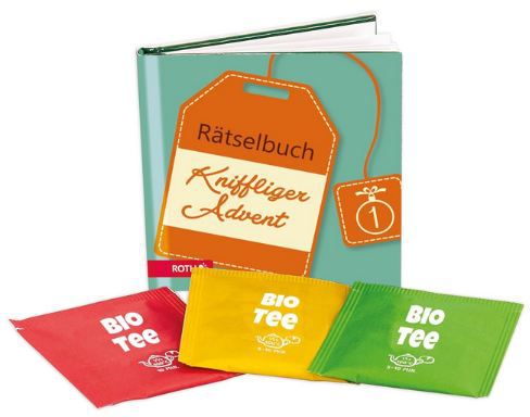 🍵 Roth Rätsel & Bio‑Tee Adventskalender mit Rätselbuch für 13,99€ (statt 28€)