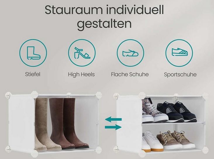 👟 Songmics Schuhregal mit 10 Fächern für 25,99€ (statt 36€)
