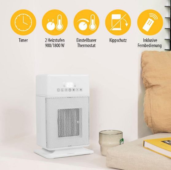 ♨️ Tristar 2 in 1 KA 5266 Keramikheizlüfter & Luftbefeuchter für 24,99€ (statt 30€)