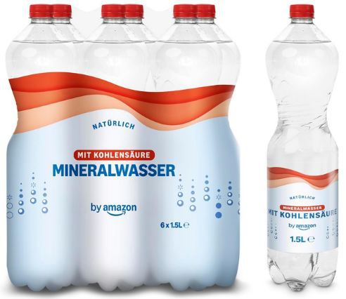 🚰 6 x 1,5L by Amazon Natürliches Mineralwasser mit Kohlensäure für 2,53€ (statt 4€) 🚰 6 x 1,5L by Amazon Natürliches Mineralwasser mit Kohlensäure für 2,53€ (statt 4€)