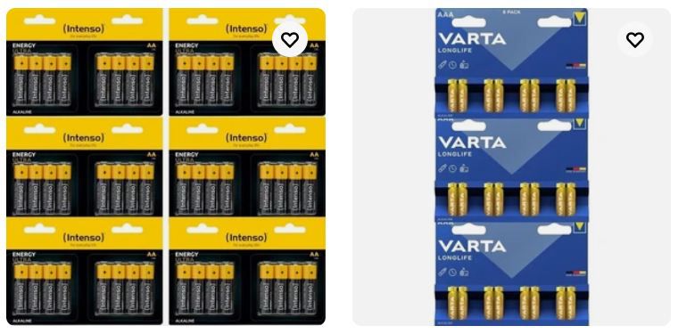 🔋 5€ Rabatt auf 24er oder 48er Intenso/Varta Batterien   z.B. 48x Intenso 9,99€ (statt 16€)