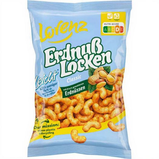 🥜 5x Lorenz Classic Erdnussflips Leicht, je 150g ab 4,45€ (statt 8€)   0,89€ pro Tüte