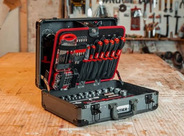 🧰 Stier Universal Werkzeugsortiment im Koffer, 144 tlg. für 202,29€ (statt 238€)