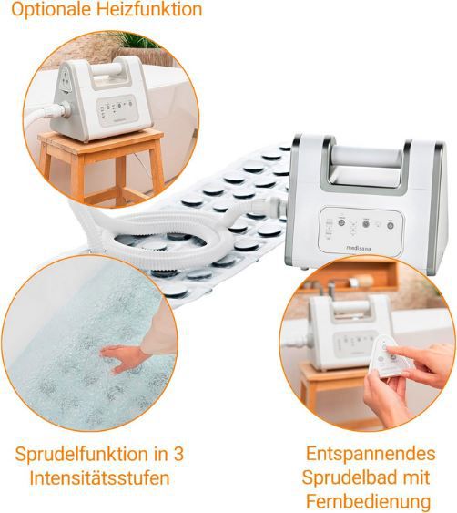 🛁 Medisana BBS Sprudelmatte für Badewanne für 94,99€ (statt 114€)