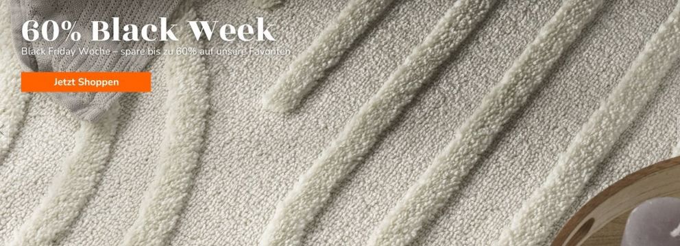 🛋️ Teppich.de Black Week mit bis zu 60% Rabatt - z.B. Teppich Calissa 21€ (statt 43€) 🛋️ Teppich.de Black Week mit bis zu 60% Rabatt z.B. Teppich Calissa 21€ (statt 43€)