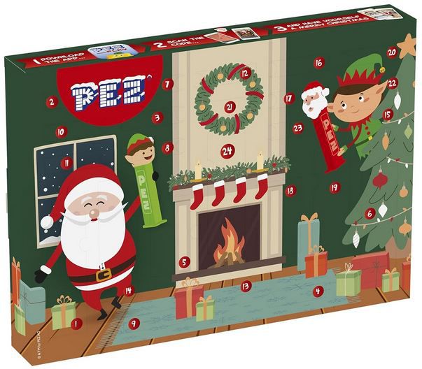 🍬 PEZ Adventskalender mit Spender & 17 Packungen für 7,99€ (statt 18€)
