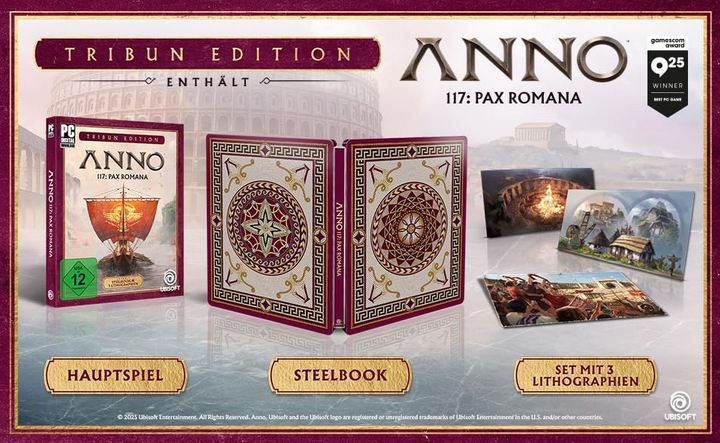 🕹️ Anno 117: Pax Romana - Tribun Edition für PC für 47,99€ (statt 55€) 🕹️ Anno 117: Pax Romana Tribun Edition für PC für 47,99€ (statt 55€)