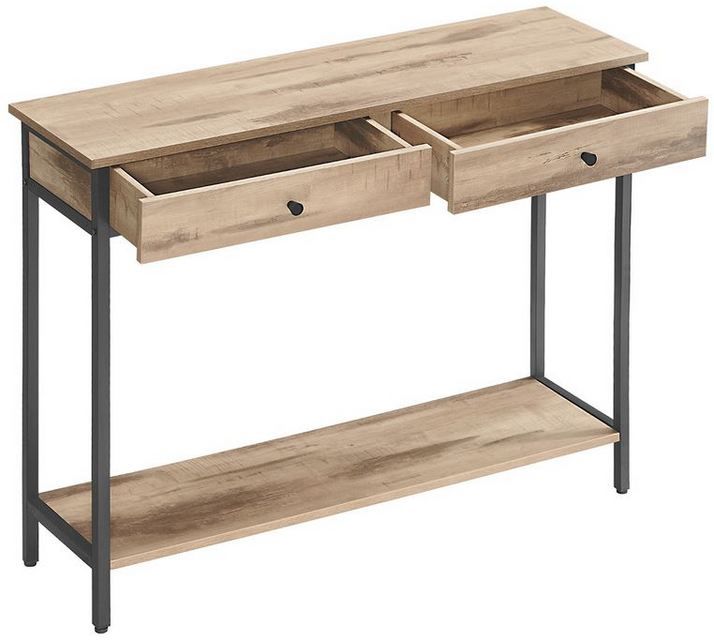 Vasagle Konsolentisch mit 2 Schubladen für 38,99€ (statt 60€)