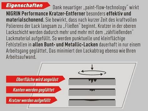 🚗 Nigrin Universal Kratzer Entferner, 150g für 5,99€ (statt 10€)