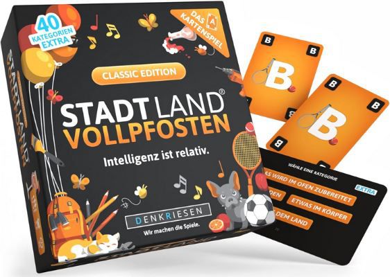 đ Denkriesen - Stadt Land Vollpfosten Sonderedition fĂŒr 16,99⏠(statt 20âŹ) đ Denkriesen Stadt Land Vollpfosten Sonderedition fĂŒr 16,99⏠(statt 20âŹ)