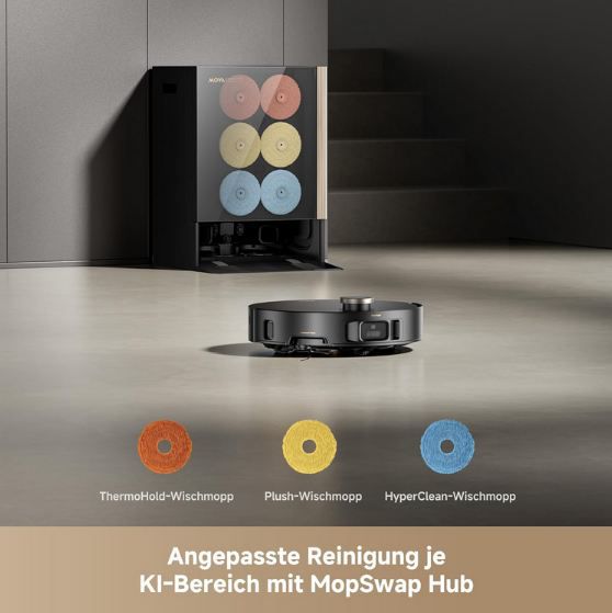 🧹 Mova Mobius 60 Saugroboter mit MopSwap System für 1.049€ (statt 1.499€)