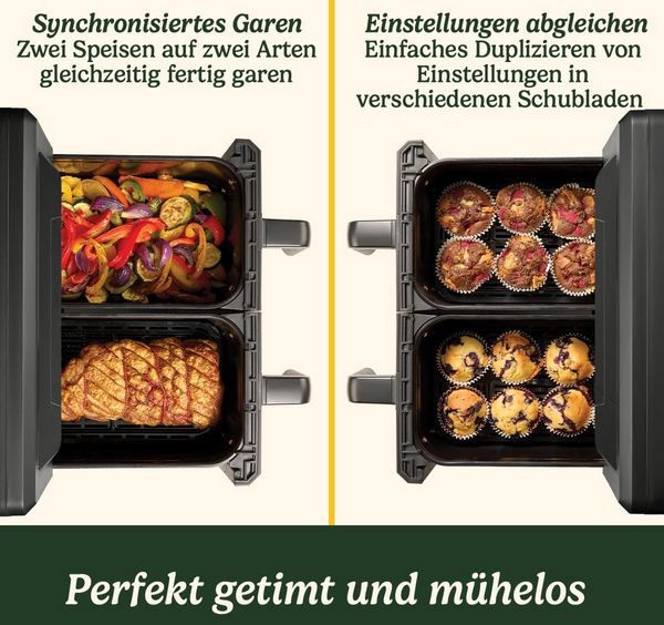 🍟 Cuisinart XXL Zwei Zonen Heißluftfritteuse mit 10,4L für 89,99€ (statt 129€) 🍟 Cuisinart XXL Zwei Zonen Heißluftfritteuse mit 10,4L für 89,99€ (statt 129€)