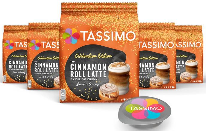 ☕ 40er Pack Tassimo Cinnamon Roll Latte Kapseln ab 25,64€ (statt 35€)