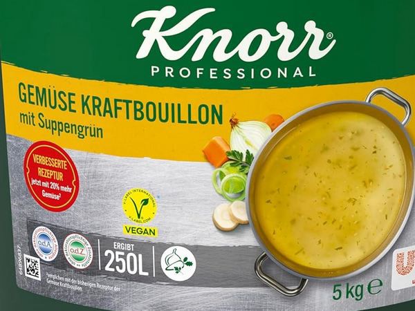 🍲 5kg Knorr Gemüse Kraftbouillon mit Suppengrün ab 40€ (statt 79€)