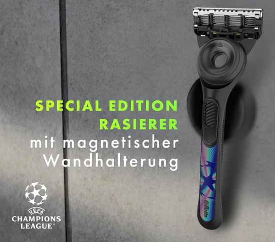 🪒 Gillette Labs Rasierer, UEFA Champions League Special Edition für 11,30€ (statt 17€)