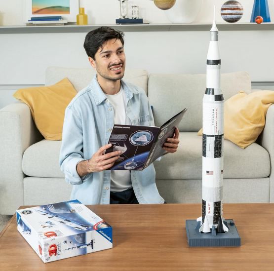 🚀 Ravensburger 11545   Apollo Saturn V Rakete 3D Puzzle für 32,90€ (statt 37€)