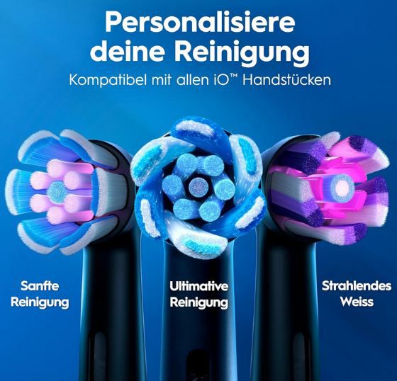 🪥 2er Pack Oral B iO Series 3 Elektrische Zahnbürsten inkl. Bürsten für 97,99€ (statt 140€)