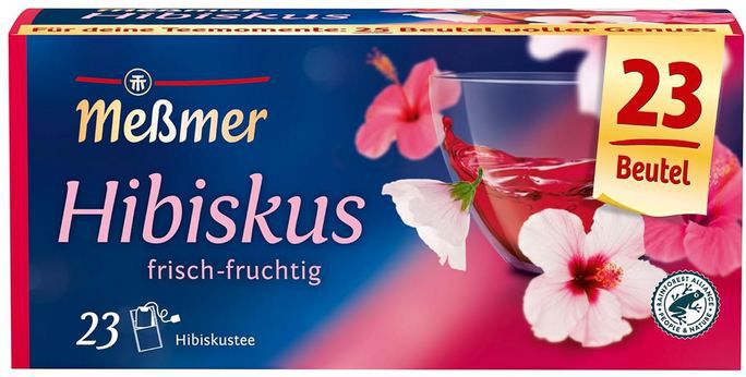 🍵 4 x 23er Pack Meßmer Hibiskus Teebeutel ab 5,36€ (statt 10€) 🍵 4 x 23er Pack Meßmer Hibiskus Teebeutel ab 5,36€ (statt 10€)