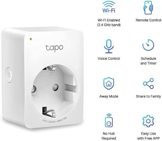 🔌 2er Pack Tapo P100 WLAN Smart Steckdose für 15,99€ (statt 20€)