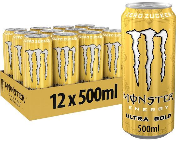 🍍 12er Pack Monster Energy Ultra Gold mit Ananas, 0,5L Dosen ab 10€ (statt 18€) 🍍 12er Pack Monster Energy Ultra Gold mit Ananas, 0,5L Dosen ab 10€ (statt 18€)