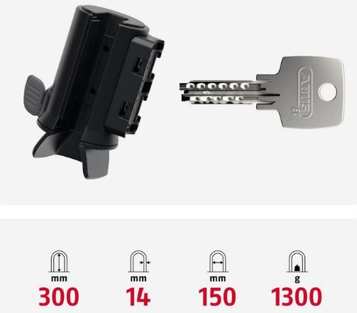 🔒 ABUS Granit 460 Bügelschloss + SH B Halterung für 33,99€ (statt 42€)