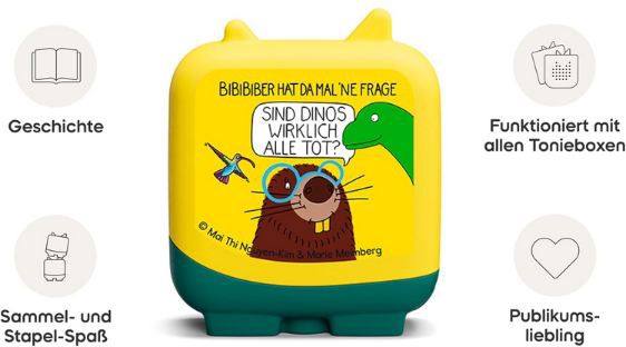 🎶 tonies BiBiBiber hat da mal ’ne Frage: Sind Dinos wirklich alle tot? für 7,99€ (statt 11€) 🎶 tonies BiBiBiber hat da mal ’ne Frage: Sind Dinos wirklich alle tot? für 7,99€ (statt 11€)