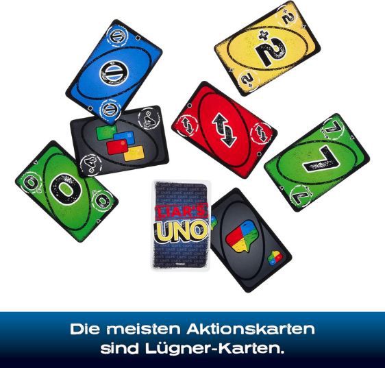 🃏 Mattel Liar‘s UNO Kartenspiel in Metalldose für 12,56€ (statt 16€)