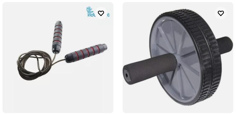 💪🏻  50% Rabatt ab 2 Artikel auf Fitness Zubehör   z.B. 8 x 5Kg Hantelscheiben für 19,98€ (statt 40€)