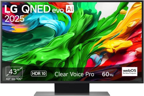 📺 LG 43QNED86A6C 43 📺 LG 43QNED86A6C 43 4K QNED evo AI TV für 449€ (statt 530€)