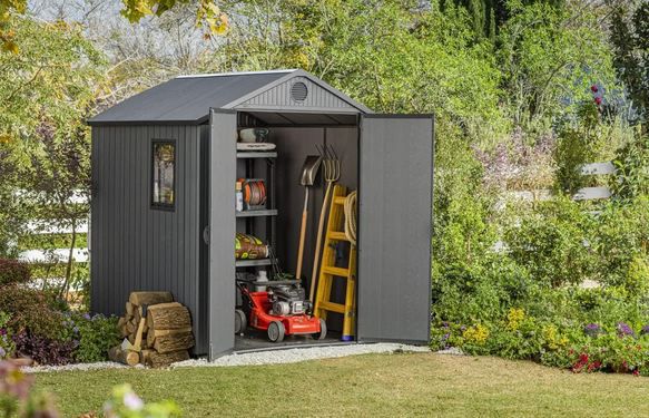 🏡 Keter Darwin Gerätehaus 6x6, 190x183x221cm für 457,80€ (statt 528€)