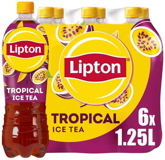 🍹 6er Pack Lipton Ice Tea Tropical Eistee, 1,25L für 7,59€ (statt 10€)