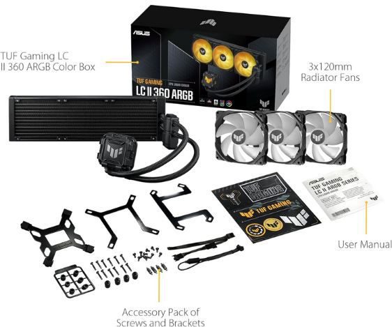 🖥️ ASUS TUF Gaming LC II 360 ARGB AIO Wasserkühlung für 65,52€ (statt 90€) 🖥️ ASUS TUF Gaming LC II 360 ARGB AIO Wasserkühlung für 65,52€ (statt 90€)