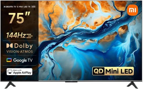 📺 Xiaomi TV S Mini 75 📺 Xiaomi TV S Mini 75 QLED Mini LED 4K TV mit 144Hz für 799€ (statt 863€)