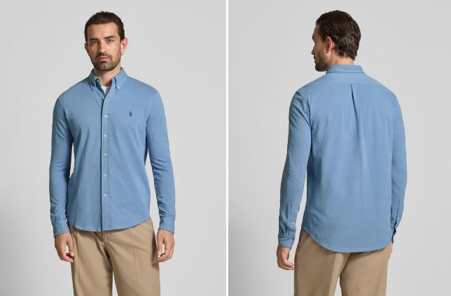 👔 Polo Ralph Lauren Freizeithemd in Hellblau für 79,99€ (statt 116€)