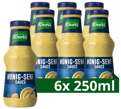 🌭 6er Pack Knorr Honig Senf Sauce, Cremig, 250ml ab 7€ (statt 13€)