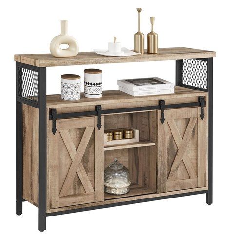 📚 VASAGLE Sideboard / Küchenschrank mit 2 Schiebetüren für 66,99€ (statt 79€)