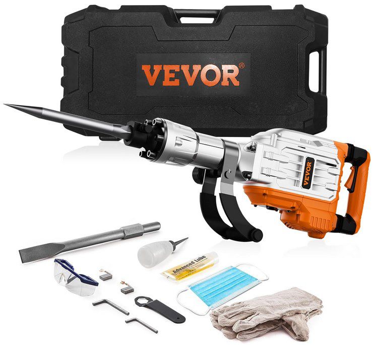 🚧 VEVOR JH-65 Abbruchhammer mit 3.500W & 60J für 117,66€ (statt 147€) 🚧 VEVOR JH 65 Abbruchhammer mit 3.500W & 60J für 117,66€ (statt 147€)