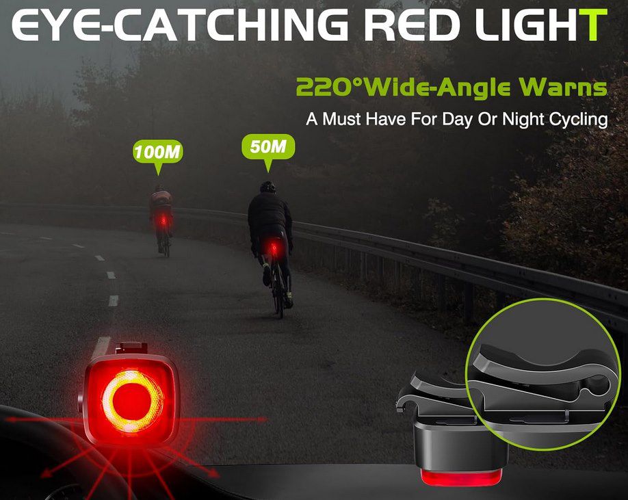 🚴‍♂️ RIDWILY LED Fahrradlicht Set mit 2.600mAh Akku & IPX5 für 14,99€ (statt 25€)