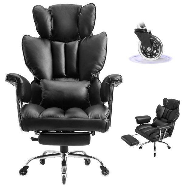 💺 YEEZEE Chefsessel mit Fußstütze aus PU-Leder (max 200kg) für 119,99€ (statt 200€) 💺 YEEZEE Chefsessel mit Fußstütze aus PU Leder (max 200kg) für 119,99€ (statt 200€)