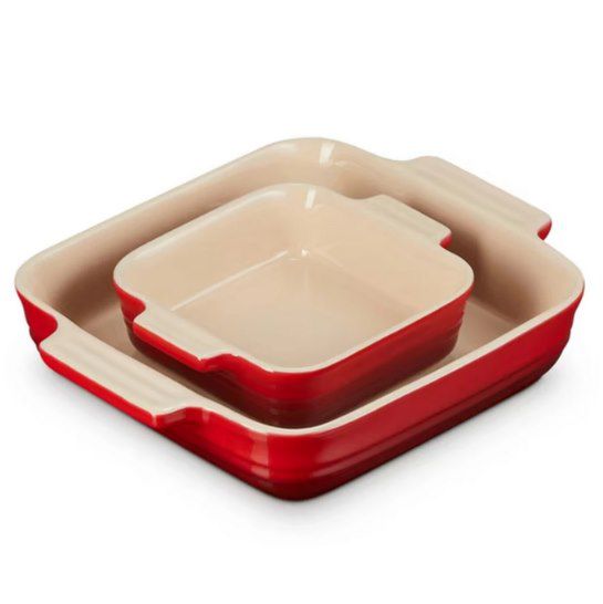 👩‍🍳 2er Set LeCreuset Auflaufform Klassik (14/23cm) in Kirschrot für 29,99€ (statt 47€)