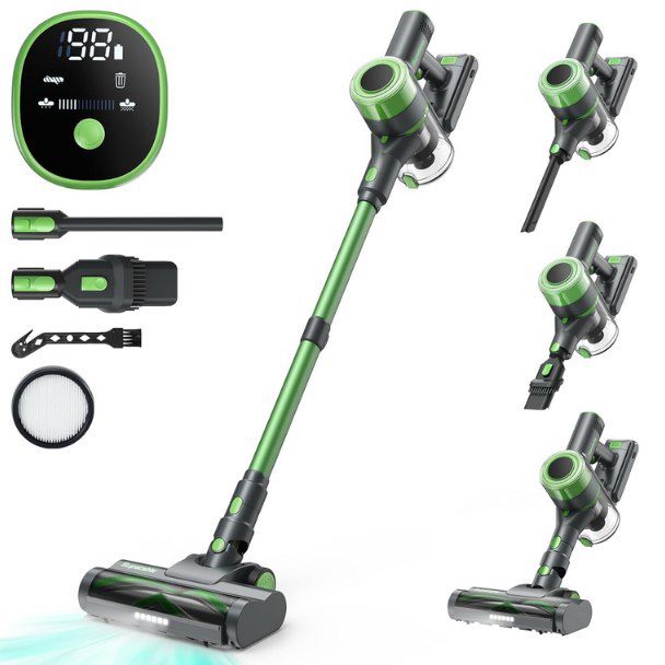 🧹 Mate40 Akku Staubsauger mit LED Display & Anti-Tangle-Bürste für 59,99€ (statt 120€)