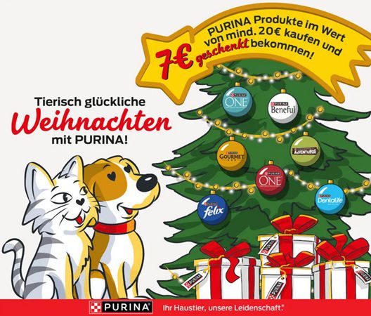 7€ Cashback bei Purina