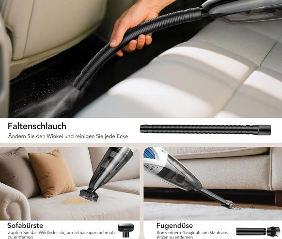 🌬️ Topipop GV09 Akku Handstaubsauger mit 25kPa & Zubehör für 23,79€ (statt 34€) 🌬️ Topipop GV09 Akku Handstaubsauger mit 25kPa & Zubehör für 23,79€ (statt 34€)